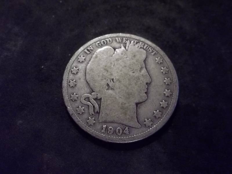 1904 O Barber Half Dollar