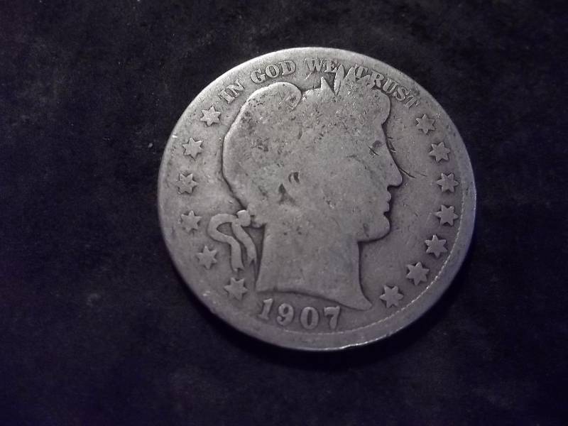 1907 O Barber Half Dollar