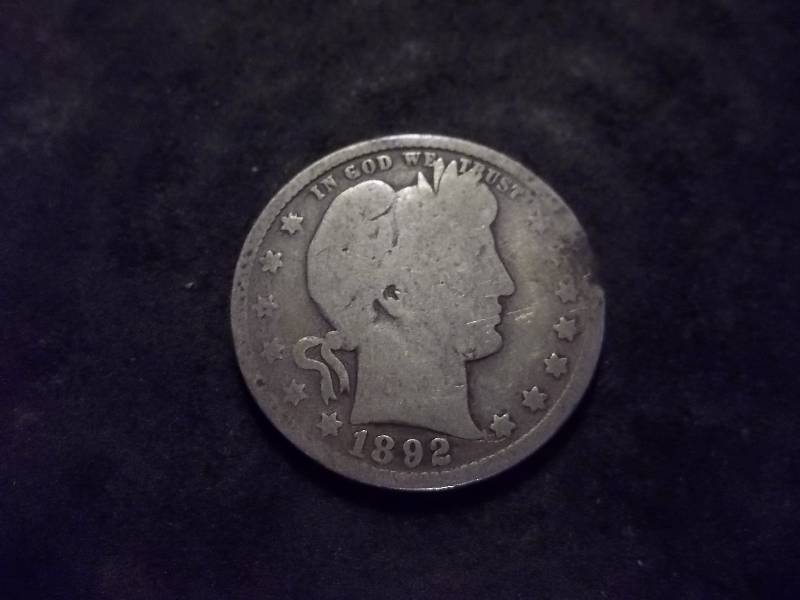 1892 Barber Quarter