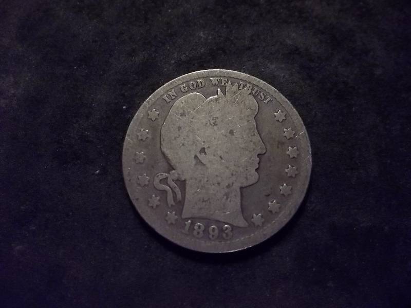 1893 Barber Quarter
