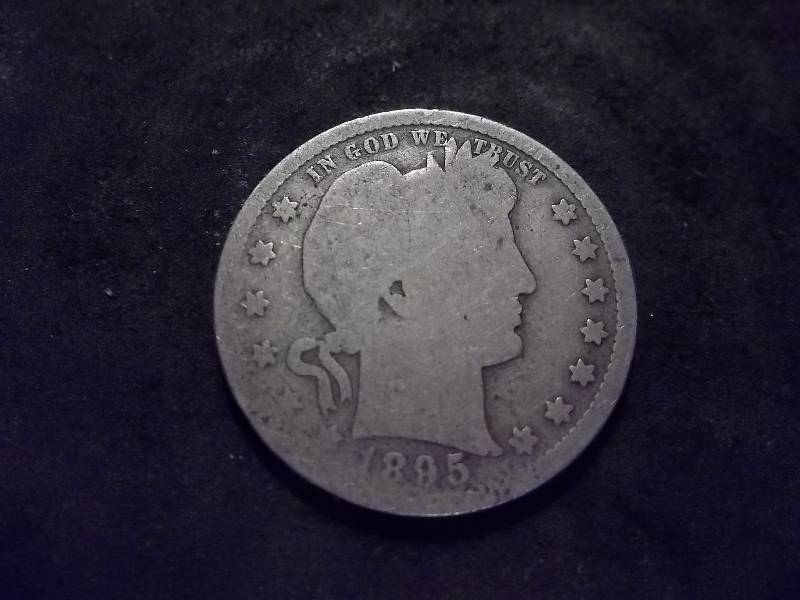 1895 S  MM Far Barber Quarter