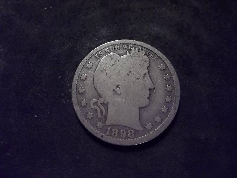 1898 Barber Quarter