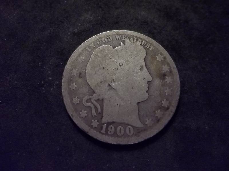 1900  Barber Quarter