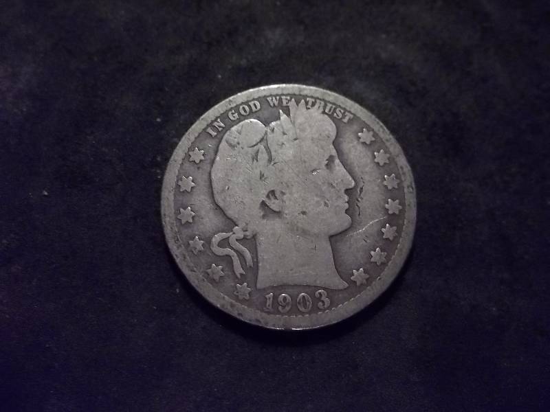 1903 O Barber Quarter