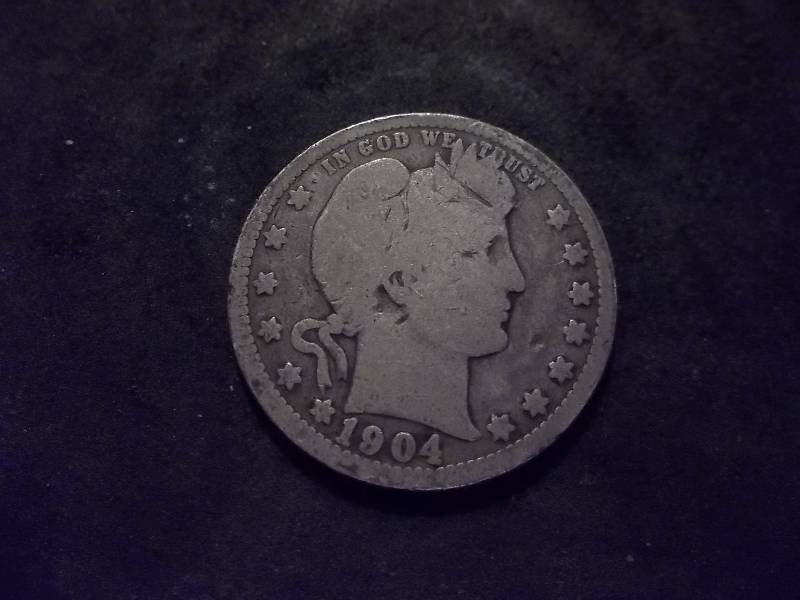 1904 Barber Quarter