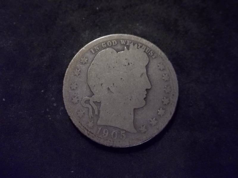 1905 O Barber Quarter
