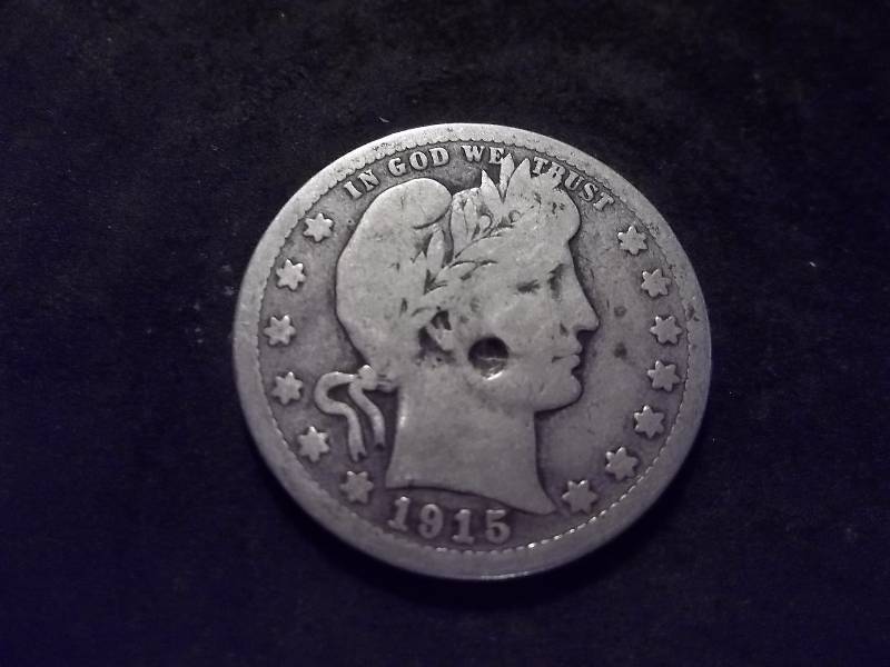 1915 D Barber Quarter