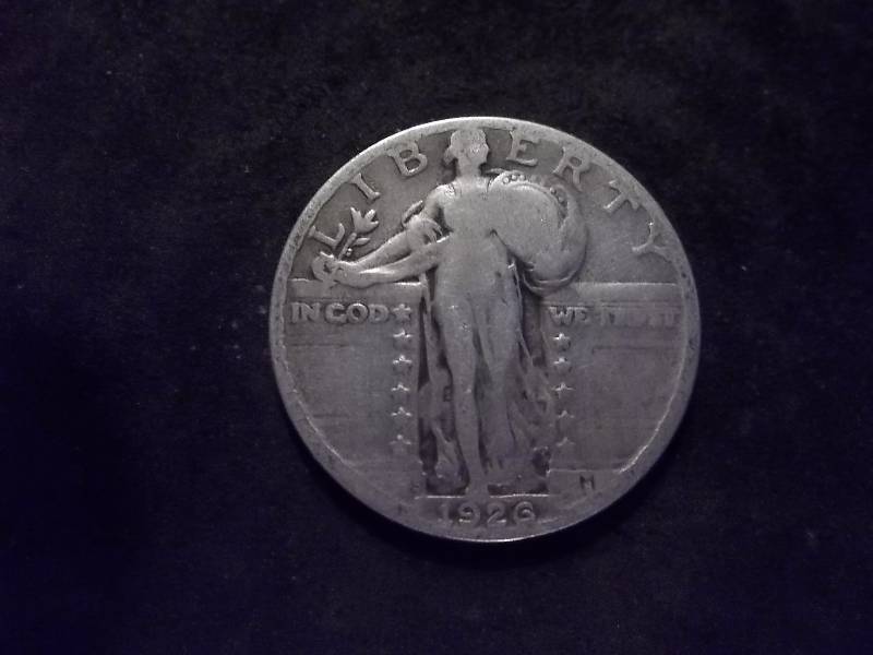 1926 S Standing Liberty Quarter Strong Date