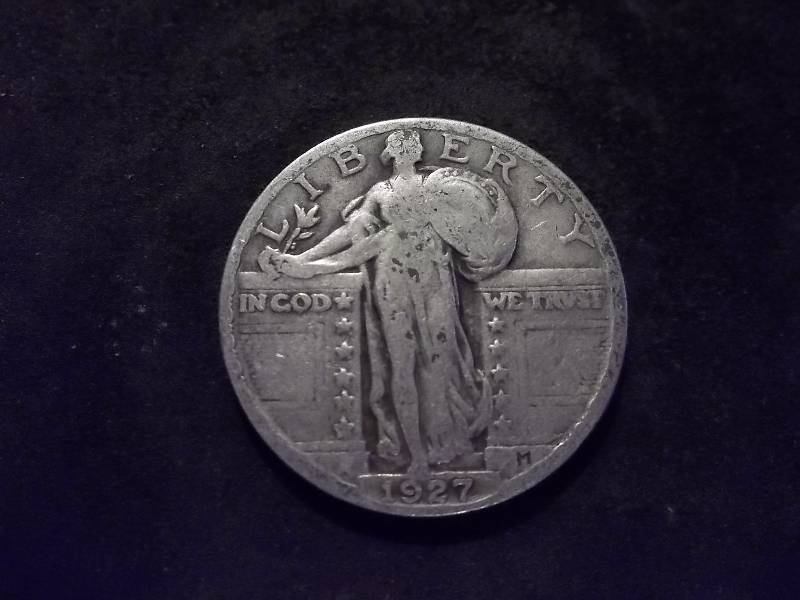 1927 Standing Liberty Quarter Very Strong Date