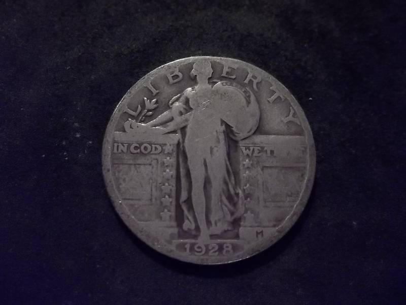 1928  Standing Liberty Quarter Strong Date