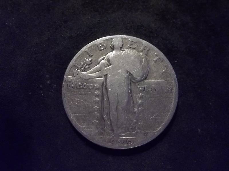 1929 D Standing Liberty Quarter Strong Date