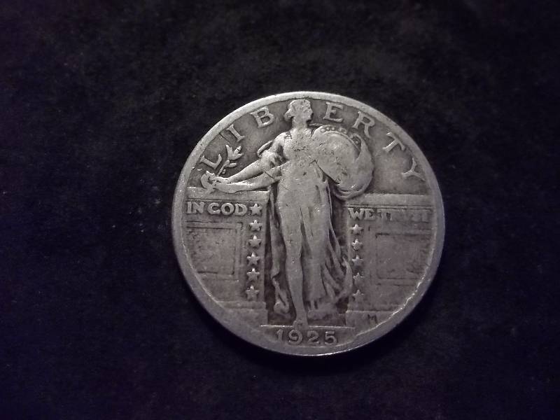 1925 Standing Liberty Quarter Strong Date