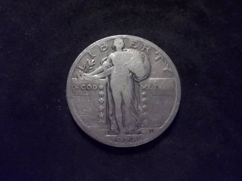 1928 Standing Liberty Quarter Strong Date