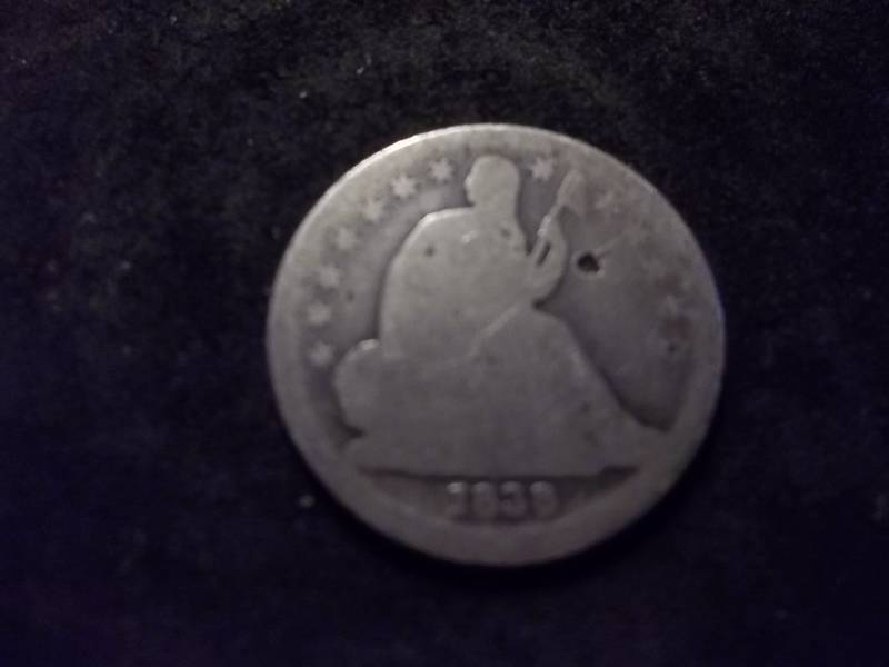 1838 Seated Liberty Dime