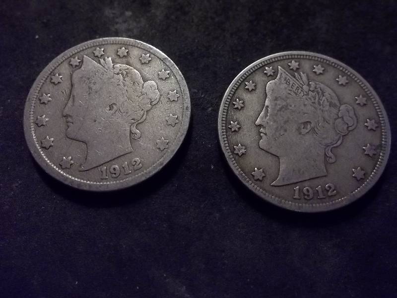 1912, 1912 D V-Nickels