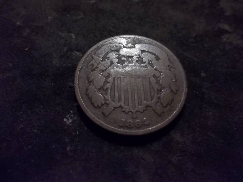 1864-2 Cent Piece