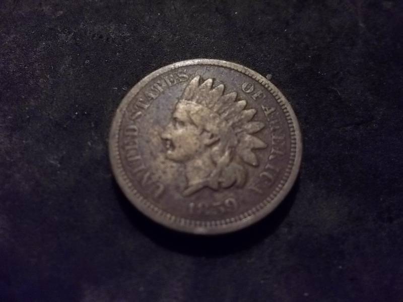 1859 Indian Head Bronze Cent