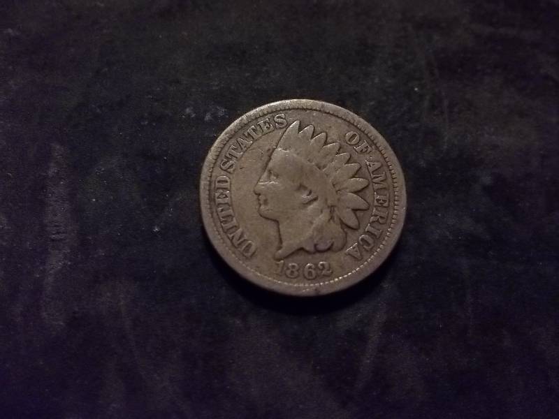 1862 Indian Head Bronze Cent