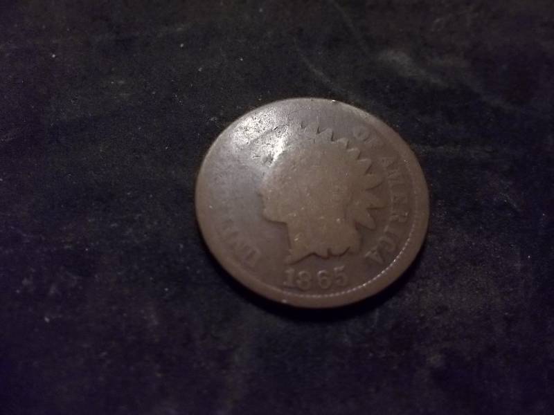 1865 Indian Head Cent