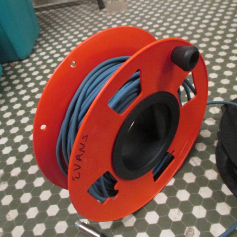 lot 9 image: (2) Mic Chords & Spools