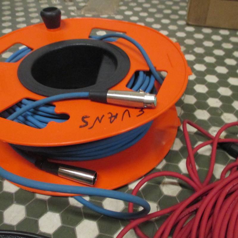 lot 14 image: Mic Chords & Spools