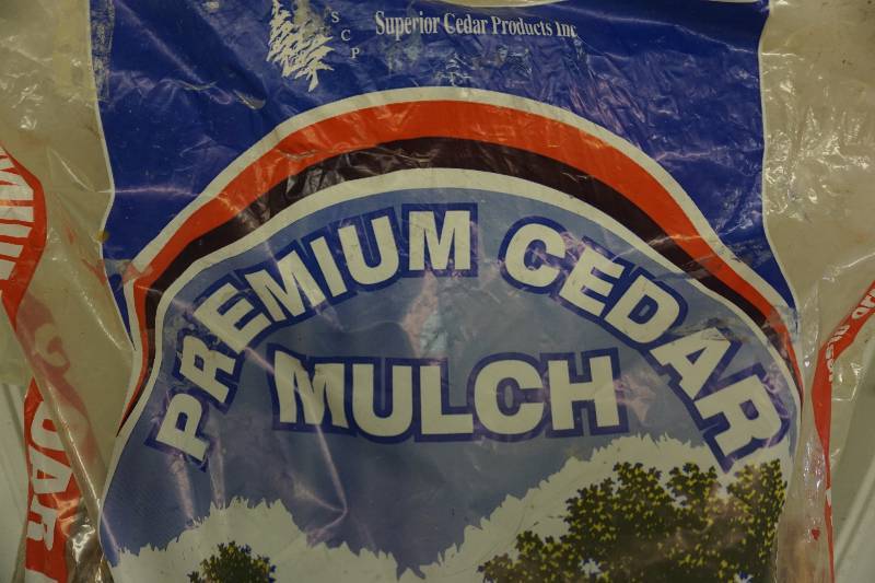 lot 105 image: Large Bag of Premium Cedar Landscaping Mulch