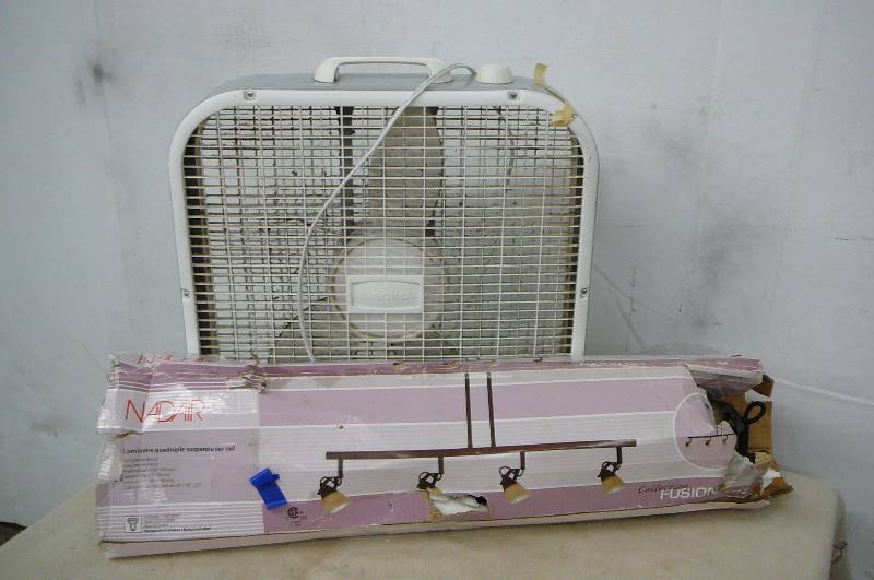 Fan & Track Light