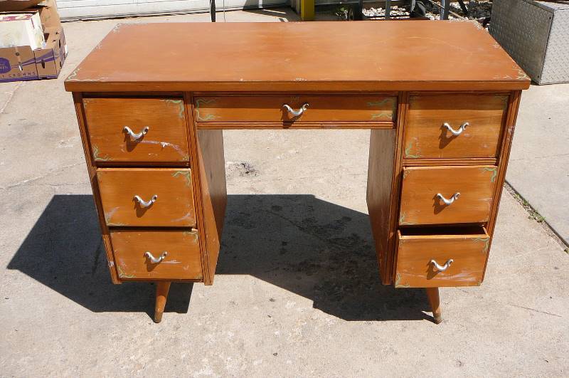 Wooden desk