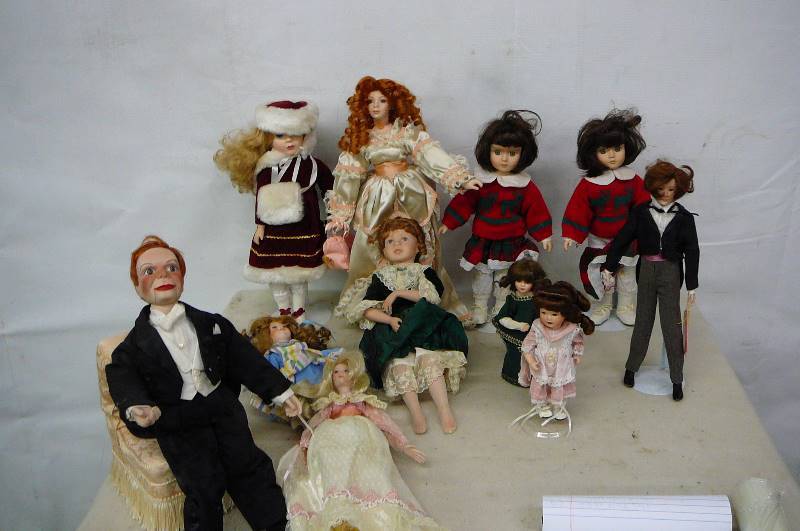 Lot of Porcelain Dolls