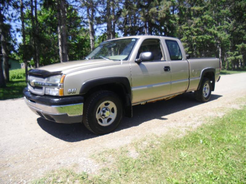 2004 CHEVROLET 1500 EXT. CAB 4X4