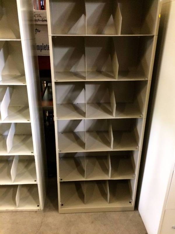 lot 23 image: Heavy-Duty Datum Filing Systems Organizer Gray Separator Cabinet- Manage Papers Orders Files Part Organization Medical Home Office Shop Small Business Supplies Equipment -Great Condition