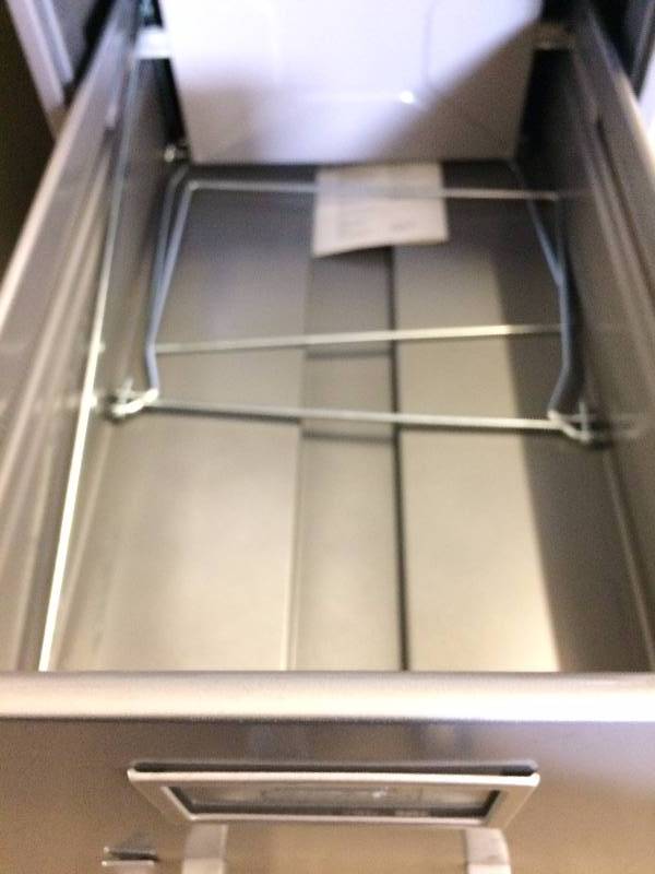 lot 17 image: Heavy Duty STEELCASE File Cabinet 5 Pull Drawer Vertical Stack- Gray - Home Office Shop Small Business Supplies Equipment- Great Condition