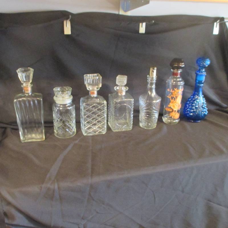 (7) Whiskey Decanters