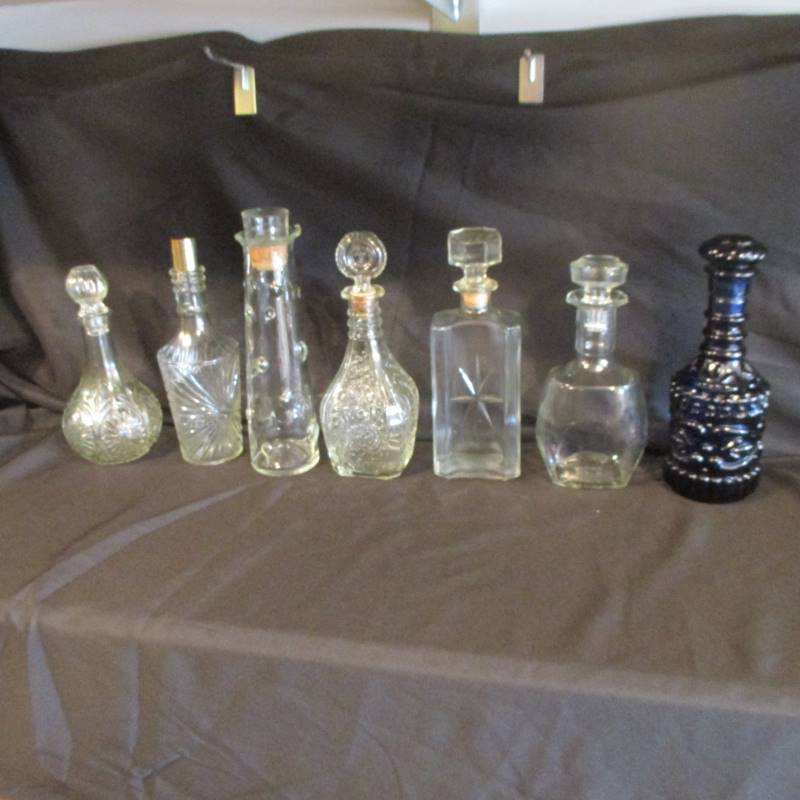 (7) Whiskey Decanters