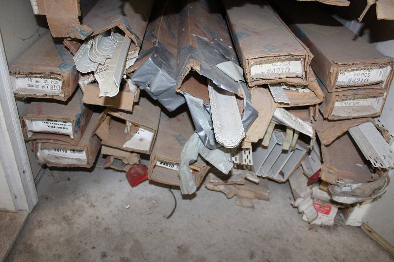 lot 73 image: TrimTex Building Materials Includes 34in. Bullnose, 12in. Tear Away L Bead, Corner Beads, And More