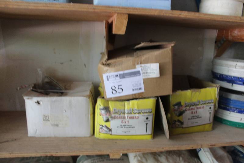 lot 85 image: Lot of (4) Boxes of Screws