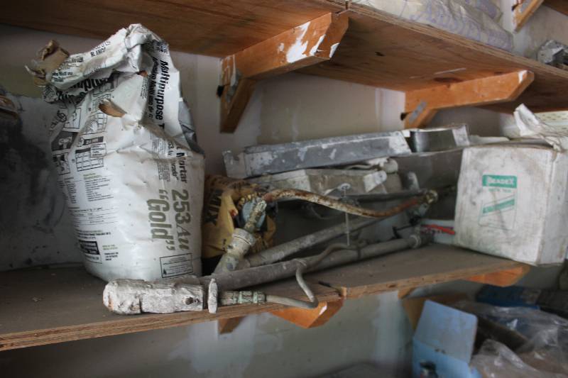 lot 93 image: Drywall Tools Includes Knifes, Tape, And More