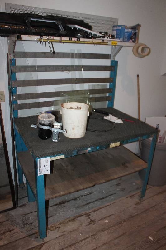 lot 145 image: 2-Tier Metal Stand