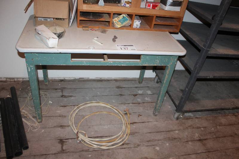 lot 137 image: Metal Table
