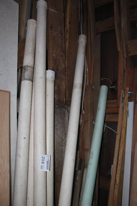 lot 214 image: Plastic Pipes