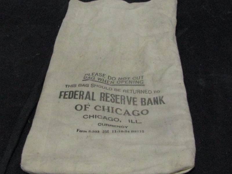 lot 38 image: Federal Reserve Money Bag