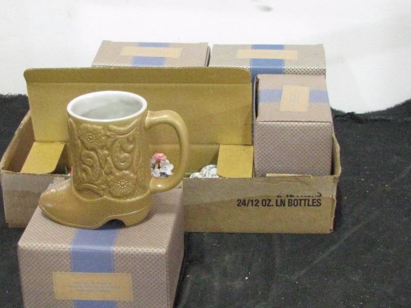 lot 57 image: Boot Mugs