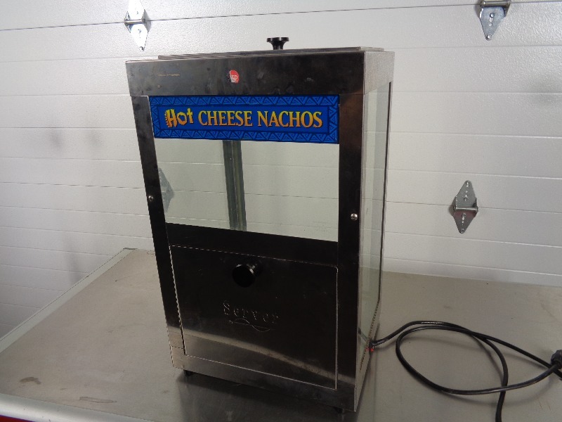 lot 36 image: Server Heated Nacho  Popcorn Merchandiser