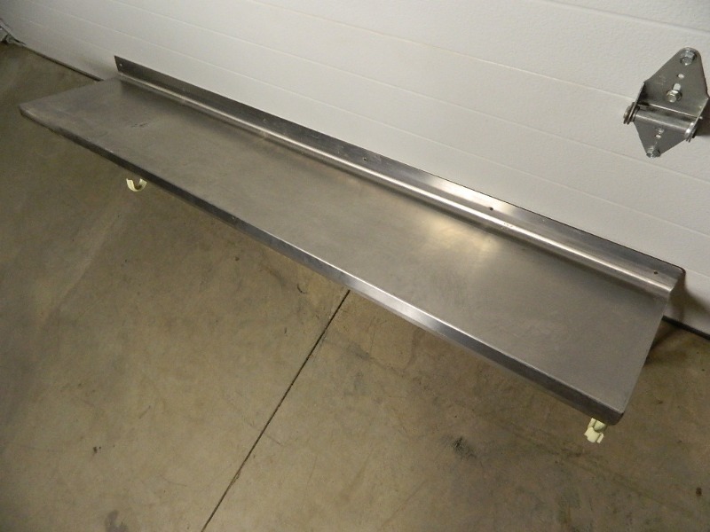 lot 78 image: Stainless Steel Wall Shelf
