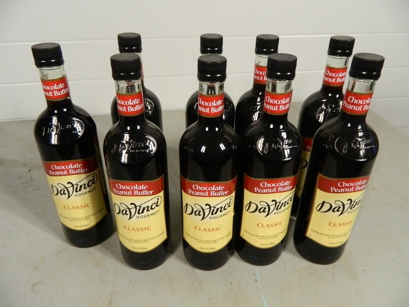 lot 119 image: 9 Bottles of DaVinci Gourmet Syrup