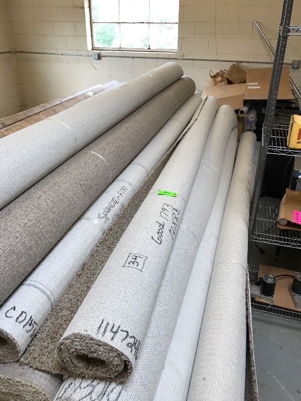 PARTIAL ROLL OF CARPET