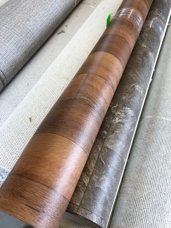 PARTIAL ROLL OF VINYL FLOORING
