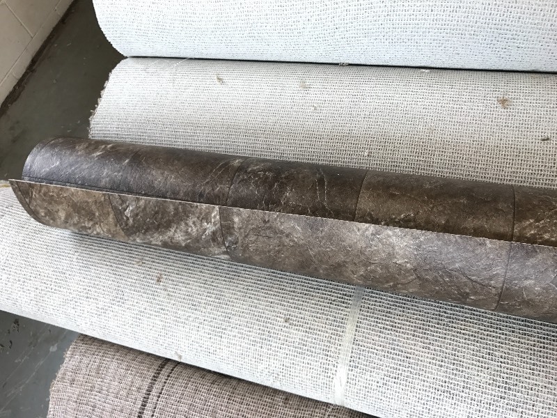 PARTIAL ROLL OF VINYL FLOORING