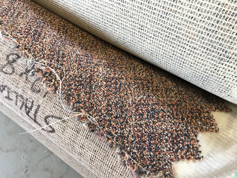 PARTIAL ROLL OF CARPET