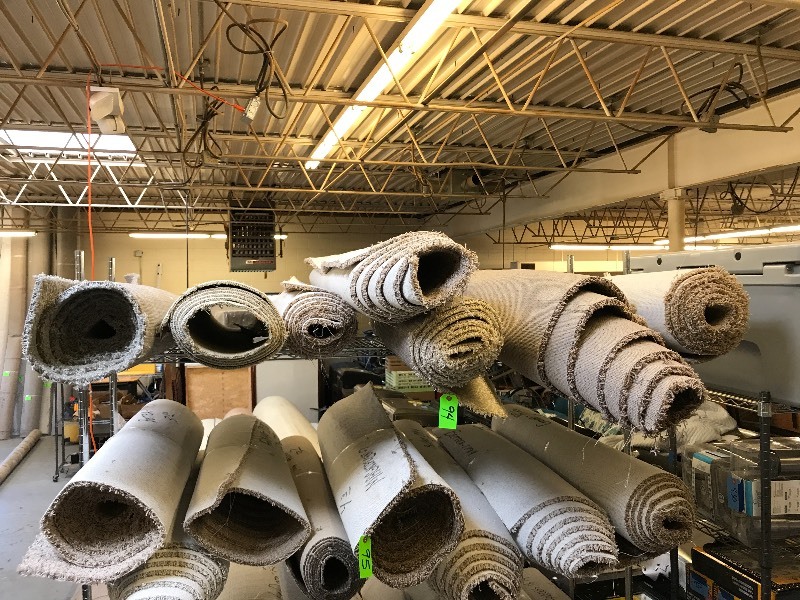 LOT OF CARPET REMNANTS